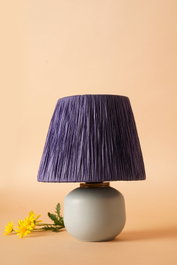 Opviq Lámpara de Mesa de Cerámica YL540 Gris